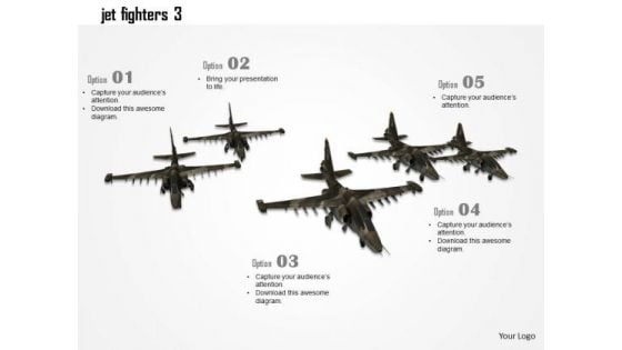 Stock Photo Jet Fighters High On Speed PowerPoint Slide