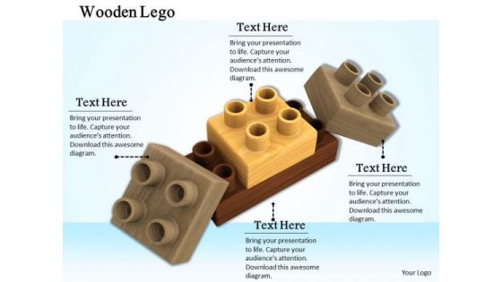 Stock Photo Lego Blocks For Teamwork Concept PowerPoint Slide