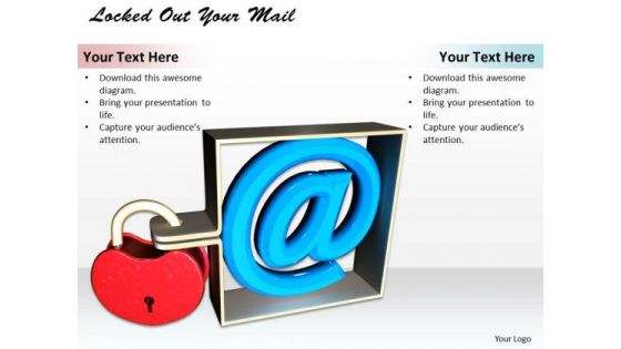 Stock Photo Locked Out Your Mail PowerPoint Template