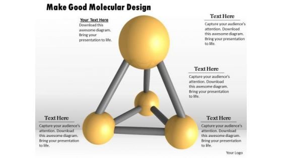 Stock Photo Make Good Molecular Design PowerPoint Template