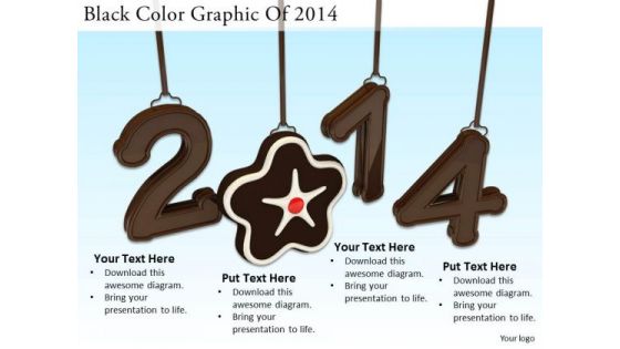 Stock Photo Marketing Concepts Black Color Graphic Of 2014 Business Image