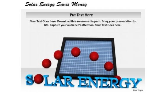 Stock Photo Marketing Concepts Solar Energy Saves Money Business Success Images