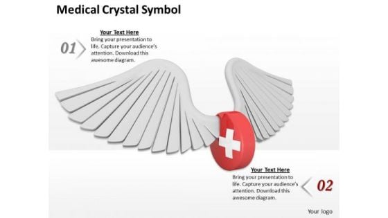 Stock Photo Medical Crystal Symbol PowerPoint Slide