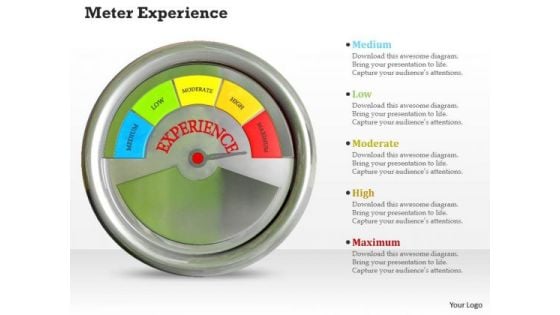 Stock Photo Meter Experience PowerPoint Slide