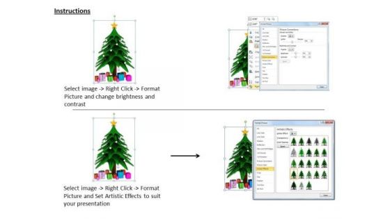 Stock Photo Modern Marketing Concepts Christams Tree And Gifts Images Business