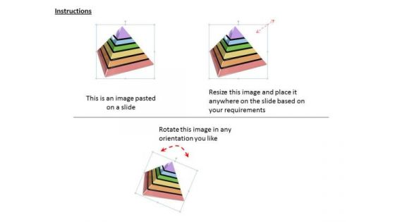 Stock Photo Modern Marketing Concepts Pyramid Diagram For Proportional Relationships Business Icons