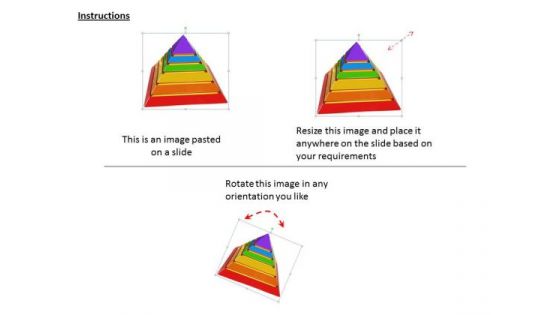 Stock Photo Modern Marketing Concepts Pyramid Graphical Illustration Business Icons