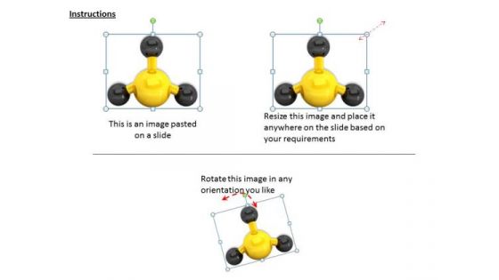 Stock Photo Molecule Structure PowerPoint Slide