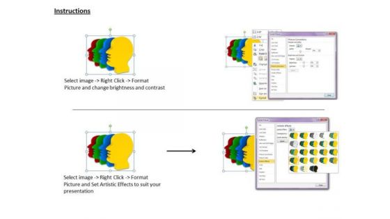 Stock Photo Multicolored Human Faces For Conceptual Use PowerPoint Slide