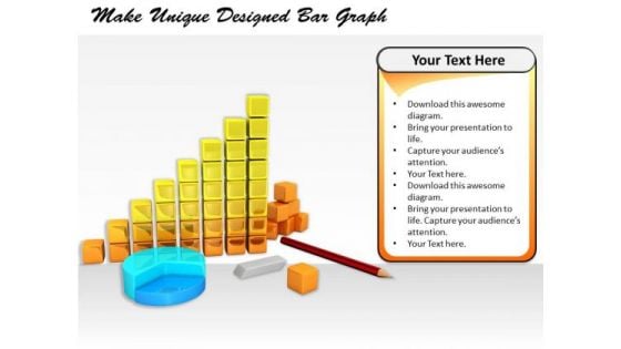 Stock Photo New Business Strategy Make Unique Designed Bar Graph