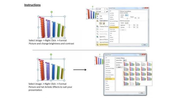 Stock Photo New Business Strategy Multicolored Bar Graph