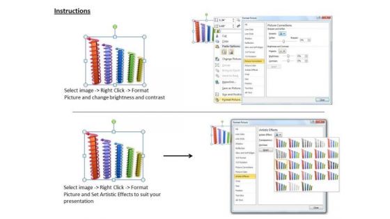 Stock Photo New Business Strategy Multicolored Bar Graph