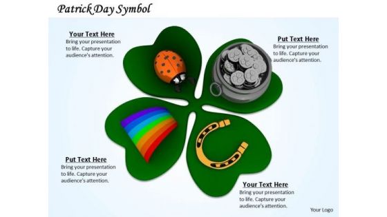 Stock Photo Patrick Day Symbols PowerPoint Slide