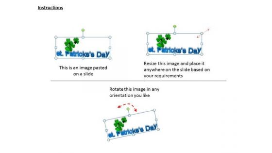 Stock Photo Patricks Day Celebration PowerPoint Slide