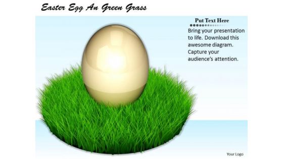 Stock Photo Sales Concepts Easter Egg Green Grass Business Icons Images