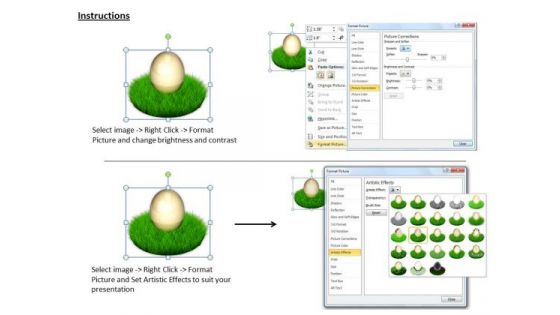 Stock Photo Sales Concepts Easter Egg Green Grass Business Icons Images