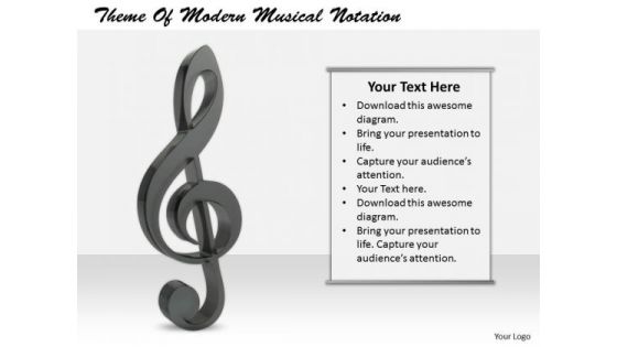 Stock Photo Sales Concepts Theme Of Modern Musical Notation Business Photos