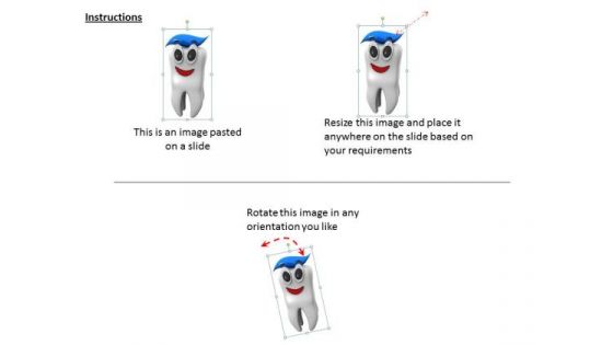 Stock Photo Teeth With Toothpaste Shows Dental Hygiene PowerPoint Slide