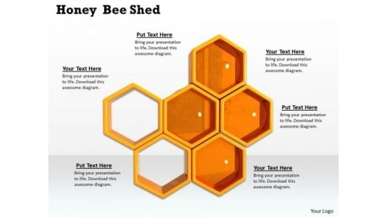 Stock Photo Theme Of Honey Bee Shed PowerPoint Slide