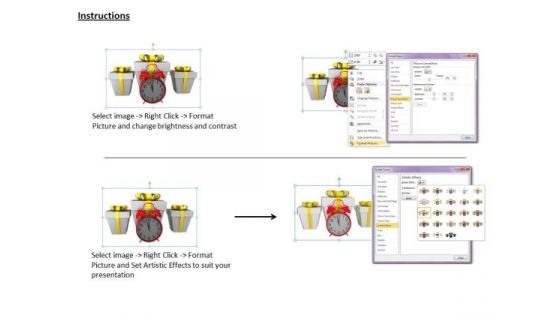 Stock Photo Time To Share Gifts Ppt Template
