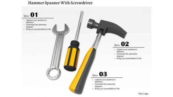 Stock Photo Tools Image For Repair And Service PowerPoint Slide