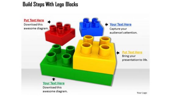 Stock Photo Total Marketing Concepts Build Steps With Lego Blocks Business Images Photos