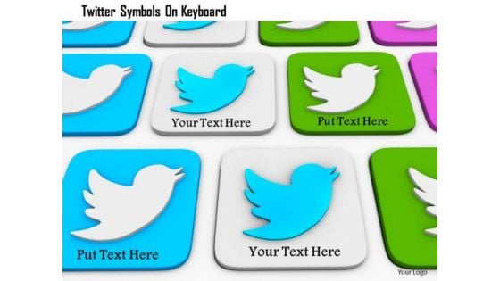 Stock Photo Twitter Symbols On Keyboard PowerPoint Slide Stock Photo Twitter Symbols On Keyboard PowerPoint Slide