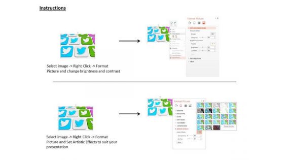 Stock Photo Twitter Symbols On Keyboard PowerPoint Slide