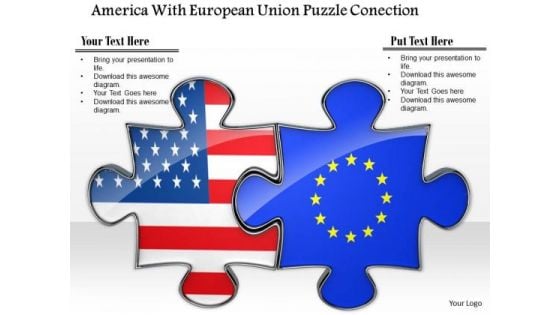 Stock Photo Union Of Us And Uk Flag PowerPoint Slide