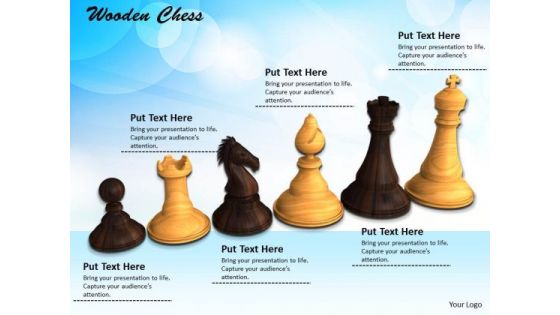 Stock Photo White Black Pieces Of Chess Game PowerPoint Slide