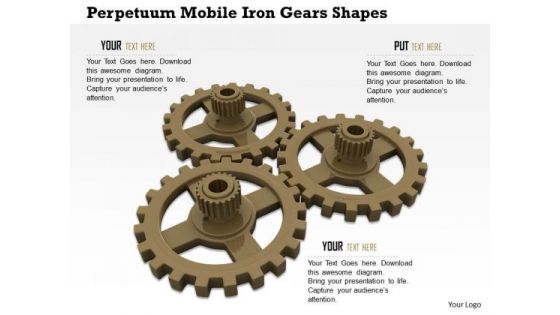 Stock Photo Working Gears PowerPoint Slide Stock Photo Working Gears PowerPoint Slide