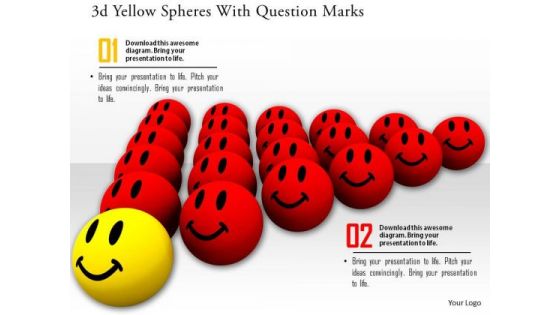 Stock Photo Yellow Smiley Ahead Of Red Smiley PowerPoint Slide Stock Photo Yellow Smiley Ahead Of Red Smiley PowerPoint Slide