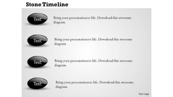 Stone Timeline PowerPoint Presentation Template