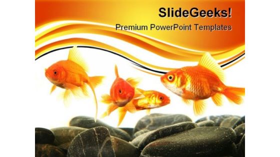 Stonefish In Aquarium Animals PowerPoint Templates And PowerPoint Backgrounds 0411