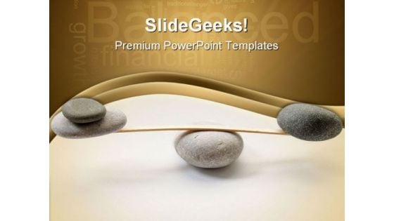 Stones Balance01 Business PowerPoint Templates And PowerPoint Backgrounds 0511