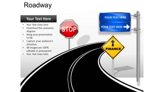 Stop Sign Ahead Business PowerPoint Slides And Ppt Diagram Templates