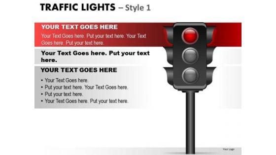 Stop Traffic Light PowerPoint Slides And Ppt Diagram Templates
