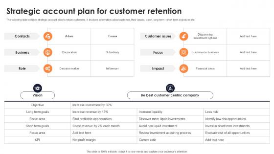 Strategic Account Plan For Customer Retention Ppt Sample SS Strategic Account Plan For Customer Retention Ppt Sample SS
