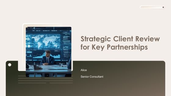 Strategic Client Review For Key Partnerships PPT Example AT