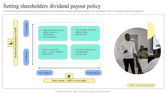 Strategic Financial Planning And Administration Setting Shareholders Dividend Payout Policy Introduction PDF