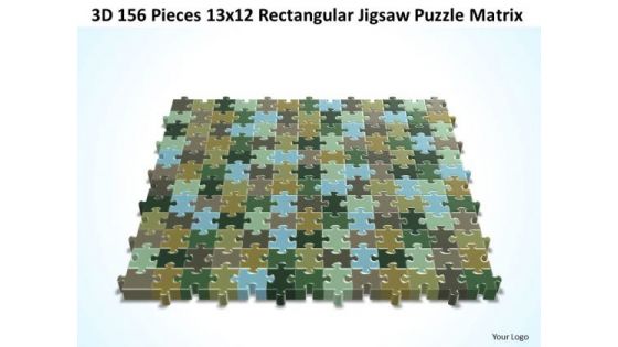 Strategic Management 3d 156 Pieces 13x12 Rectangular Jigsaw Puzzle Matrix Marketing Diagram