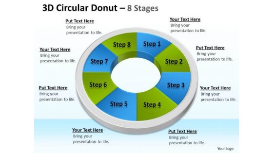 Strategic Management 3d Circular Donut 8 Stages Templates Consulting Diagram Strategic Management 3d Circular Donut 8 Stages Templates Consulting Diagram