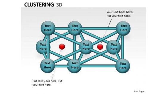 Strategic Management 3d Clustering Ppt Chart Business Diagram