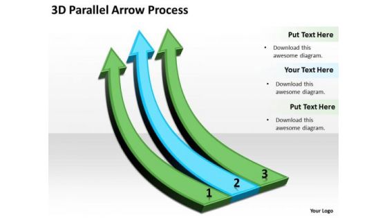 Strategic Management 3d Parallel Arrow Process Sales Diagram Strategic Management 3d Parallel Arrow Process Sales Diagram