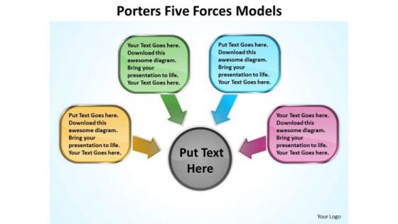 Strategic Management 5 Porters Forces Models 5 Marketing Diagram