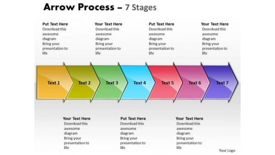 Strategic Management Arrow Process 7 Stages Strategy Diagram Strategic Management Arrow Process 7 Stages Strategy Diagram