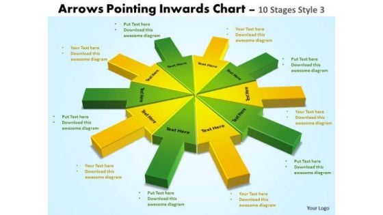 Strategic Management Arrows Pointing Inwards Chart 10 Stages Style 3 Sales Diagram Strategic Management Arrows Pointing Inwards Chart 10 Stages Style 3 Sales Diagram