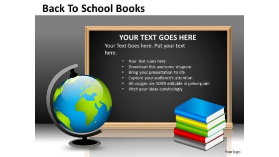 Strategic Management Back To School Books Sales Diagram Strategic Management Back To School Books Sales Diagram