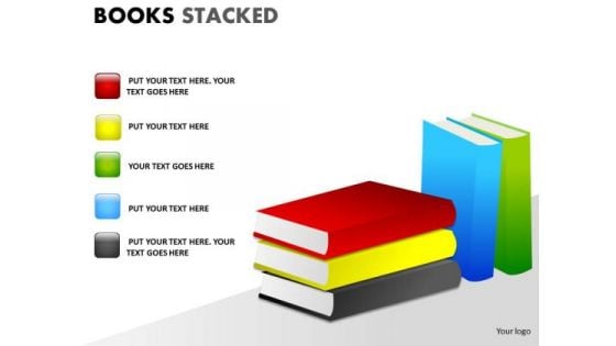 Strategic Management Books Stacked Business Cycle Diagram