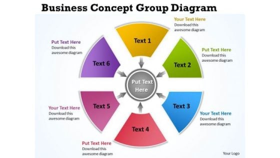 Strategic Management Business Concept Group Diagram 5 Sales Diagram